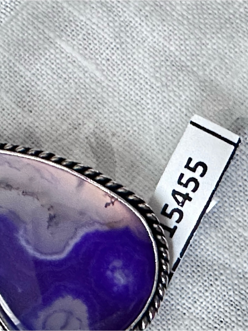 Artisan Handcrafted Purple Teardrop DYED AGATE Pendant Necklace - Picture 13 of 13